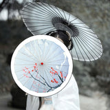 Maxbell Chinese Oiled Paper Umbrella Classical Dance Umbrella for Kids Wedding Props Style B