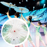 Maxbell Chinese Oiled Paper Umbrella Classical Dance Umbrella for Kids Wedding Props Style C