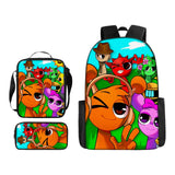 Maxbell Kids Backpack Set Cute School Backpack for Boys for Junior High School Teens