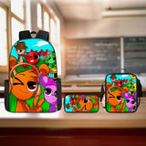 Maxbell Kids Backpack Set Cute School Backpack for Boys for Junior High School Teens