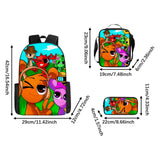 Maxbell Kids Backpack Set Cute School Backpack for Boys for Junior High School Teens