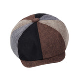 Maxbell Beret Hat British Spring Painter Hat Cabbie Hat for Adults Traveling Camping Colorful
