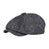 Maxbell Beret Hat British Spring Painter Hat Cabbie Hat for Adults Traveling Camping Gray