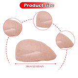 Maxbell Mesh Flat Cap Painter Hat Adults Headwear Summer Hat for Outdoor Travel Light Pink