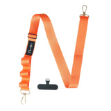 Maxbell Phone Lanyard Crossbody Strap Phone Strap for Most Smartphone ID Badges Case orange