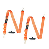 Maxbell Phone Lanyard Crossbody Strap Phone Strap for Most Smartphone ID Badges Case orange