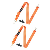Maxbell Phone Lanyard Crossbody Strap Phone Strap for Most Smartphone ID Badges Case orange
