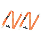 Maxbell Phone Lanyard Crossbody Strap Phone Strap for Most Smartphone ID Badges Case orange