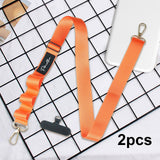 Maxbell Phone Lanyard Crossbody Strap Phone Strap for Most Smartphone ID Badges Case orange