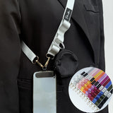 Maxbell Phone Lanyard Crossbody Strap Phone Strap for Most Smartphone ID Badges Case white