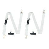 Maxbell Phone Lanyard Crossbody Strap Phone Strap for Most Smartphone ID Badges Case white