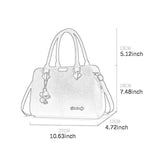 Maxbell Women Shoulder Bag Elegant Crossbody Bag for Mom Mother's Day Gift Commuting White