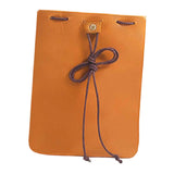 Maxbell Drawstring Bag PU Leather for Men Women Earphone Holder for Small Items Keys