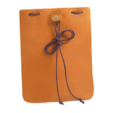 Maxbell Drawstring Bag PU Leather for Men Women Earphone Holder for Small Items Keys