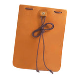Maxbell Drawstring Bag PU Leather for Men Women Earphone Holder for Small Items Keys
