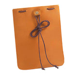 Maxbell Drawstring Bag PU Leather for Men Women Earphone Holder for Small Items Keys