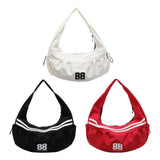 Maxbell Underarm Bag Fashion Female Trendy Dumpling Bag for Commuting Party Birthday Beige