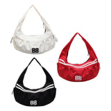 Maxbell Underarm Bag Fashion Female Trendy Dumpling Bag for Commuting Party Birthday Beige