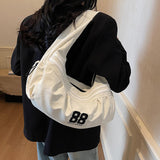 Maxbell Underarm Bag Fashion Female Trendy Dumpling Bag for Commuting Party Birthday Beige