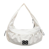 Maxbell Underarm Bag Fashion Female Trendy Dumpling Bag for Commuting Party Birthday Beige