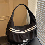 Maxbell Underarm Bag Fashion Female Trendy Dumpling Bag for Commuting Party Birthday Black