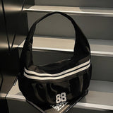 Maxbell Underarm Bag Fashion Female Trendy Dumpling Bag for Commuting Party Birthday Black