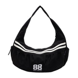 Maxbell Underarm Bag Fashion Female Trendy Dumpling Bag for Commuting Party Birthday Black