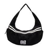 Maxbell Underarm Bag Fashion Female Trendy Dumpling Bag for Commuting Party Birthday Black