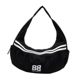 Maxbell Underarm Bag Fashion Female Trendy Dumpling Bag for Commuting Party Birthday Black