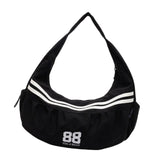 Maxbell Underarm Bag Fashion Female Trendy Dumpling Bag for Commuting Party Birthday Black