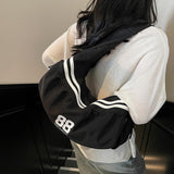 Maxbell Underarm Bag Fashion Female Trendy Dumpling Bag for Commuting Party Birthday Black