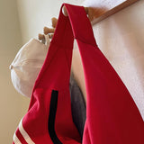 Maxbell Underarm Bag Fashion Female Trendy Dumpling Bag for Commuting Party Birthday Red