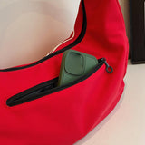 Maxbell Underarm Bag Fashion Female Trendy Dumpling Bag for Commuting Party Birthday Red