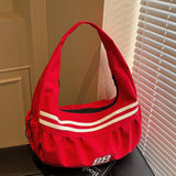 Maxbell Underarm Bag Fashion Female Trendy Dumpling Bag for Commuting Party Birthday Red