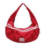 Maxbell Underarm Bag Fashion Female Trendy Dumpling Bag for Commuting Party Birthday Red