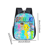 Maxbell Kids Backpack Casual Daypack Anime Travel Bag for Boys Girls Teens Students Style A