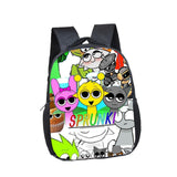 Maxbell Kids Backpack Casual Daypack Anime Travel Bag for Boys Girls Teens Students Style B