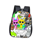 Maxbell Kids Backpack Casual Daypack Anime Travel Bag for Boys Girls Teens Students Style B