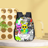 Maxbell Kids Backpack Casual Daypack Anime Travel Bag for Boys Girls Teens Students Style B