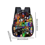 Maxbell Kids Backpack Casual Daypack Anime Travel Bag for Boys Girls Teens Students Style C