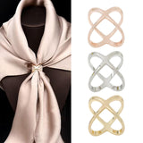 Maxbell Scarf Ring Blankets for Women Girls Heavy Duty Clothes Corner Knotted Button Gold