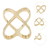 Maxbell Scarf Ring Blankets for Women Girls Heavy Duty Clothes Corner Knotted Button Gold