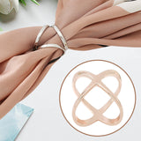 Maxbell Scarf Ring Blankets for Women Girls Heavy Duty Clothes Corner Knotted Button Rose Gold