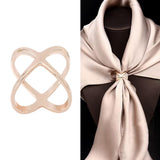 Maxbell Scarf Ring Blankets for Women Girls Heavy Duty Clothes Corner Knotted Button Rose Gold