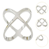 Maxbell Scarf Ring Blankets for Women Girls Heavy Duty Clothes Corner Knotted Button Silver
