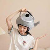 Maxbell Kettle Headgear Hat Cute Adults Decor Costume Cap for Dress up Holiday Party