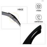 Maxbell Rimless Sunglasses Fashionable Eyewear for Nightclub Stage Performance Party Black