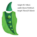 Maxbell Kids Halloween Costume Cosplay Cute Clothes for Fancy Dress Holiday Carnival Peas