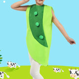 Maxbell Kids Halloween Costume Cosplay Cute Clothes for Fancy Dress Holiday Carnival Peas