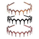 Maxbell 3Pcs Headband Travel Multifunctional Professional Hair Holder